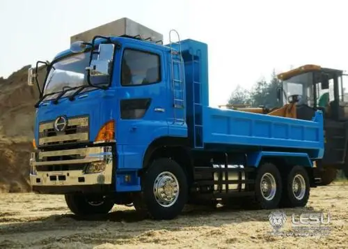 LESU 1/14 RC 6*6 Самосвал гидравлическая модель звукового освещения для DIY HINO Tamiya THZH0466