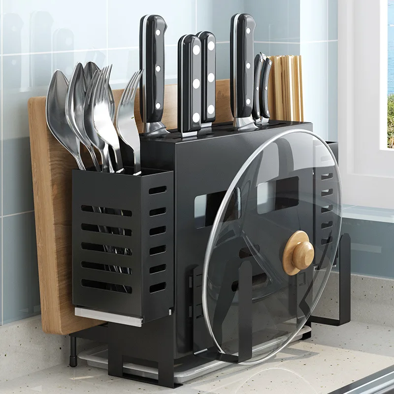 5 в 1 настенный держатель кухонного ножа из нержавеющей стали контейнер для