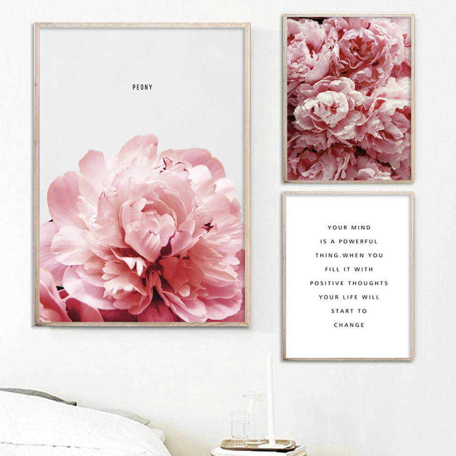 Скандинавский постер печать на холсте современные фотографии свежий цветок