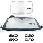 Солнцезащитный зонт для лобового стекла автомобиля для Volvo AWD C30 C70 S40 S60 S80 S90 T6 V40 V50 V60 V70 V90 XC40 XC60 XC70, автомобильные аксессуары