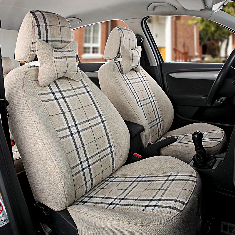 Карпортной льняной ткани автокресла поддерживает подушки для Dodge Avenger 2008 чехлы