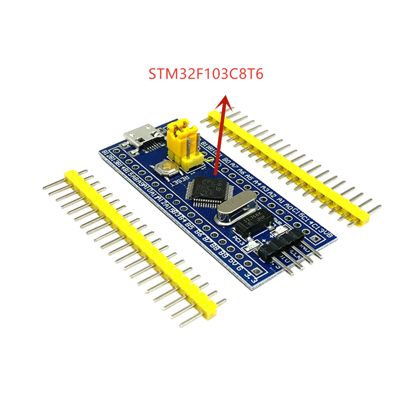 Original STM chip 10 шт. STM32F103C8T6 ARM STM32 минимальная система развития модуль для arduino CS32F103C8T6 - Цвет: Original STM chip