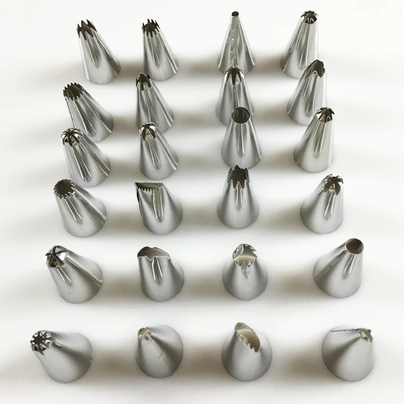 24 шт Россия глазури трубопроводов сопла тюльпан роза цветы Кондитерские