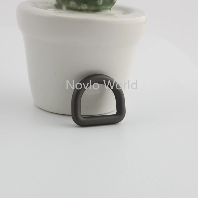 Мир Nolvo 5 20 1/2 шт. внутренняя ширина 13*10 мм дюйма матовое металлическое D кольцо