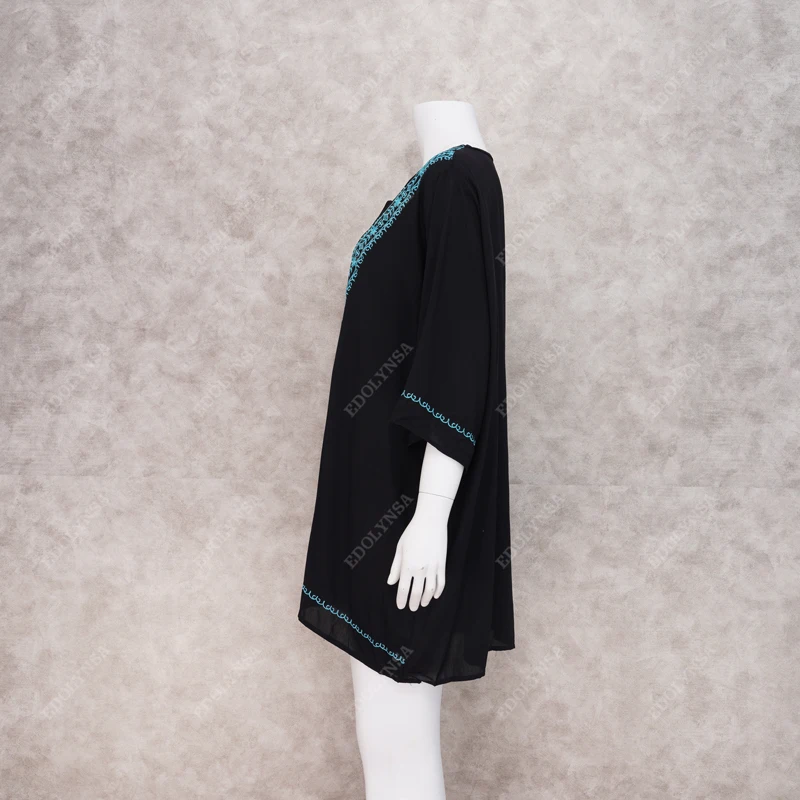 2021 сексуальное летнее пляжное платье на шнуровке с V образным вырезом черная