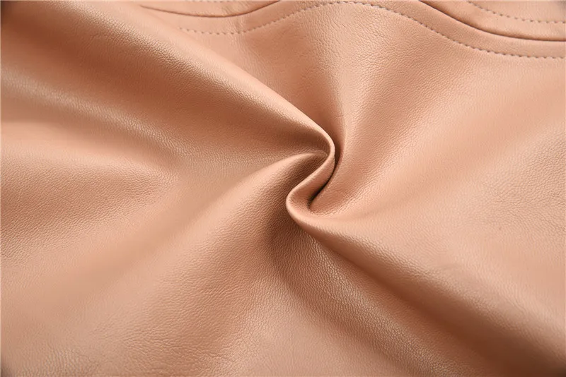 Женские юбки с разрезом однотонные корейские из искусственной кожи модная