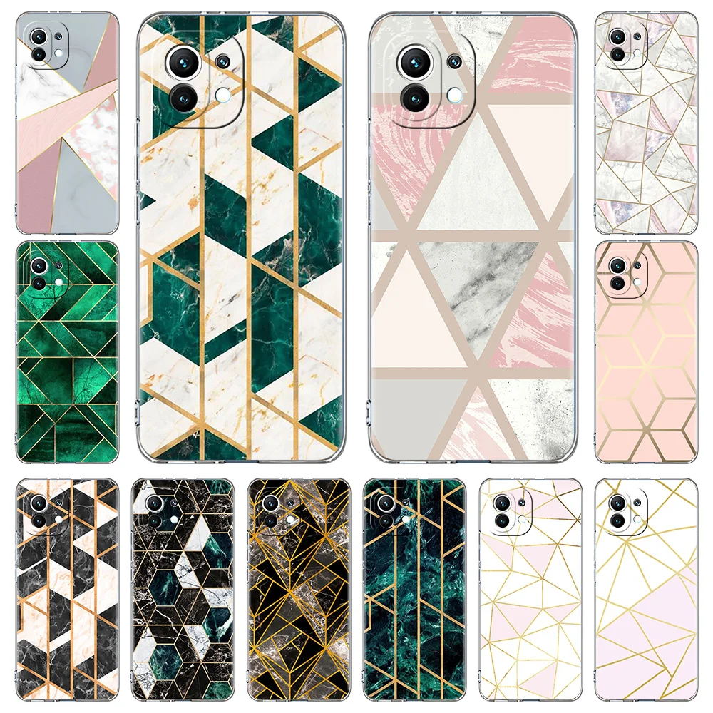 

Luxury Marble Phone Case for Xiaomi Mi Poco X3 NFC F3 M3 Cover Soft for Redmi 8 8A 9 9A 9C Note 8 8T 10 Pro K40 Shell Coque TPU