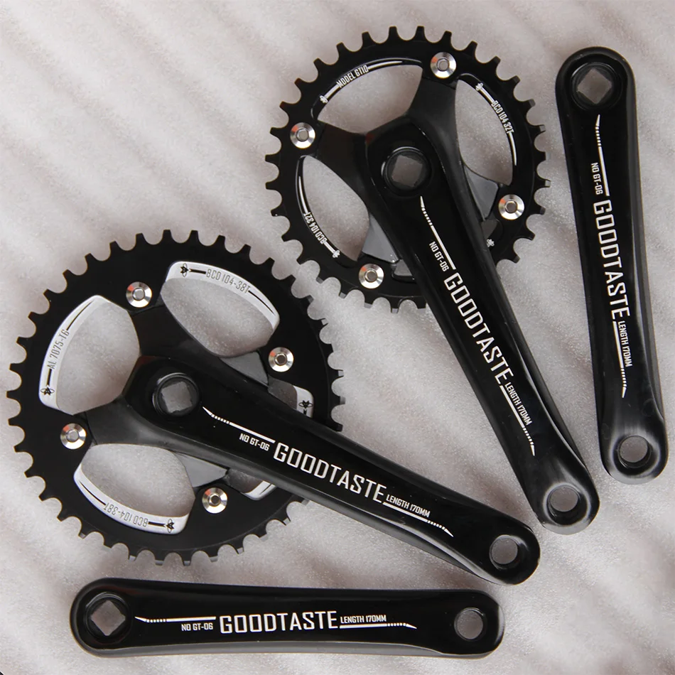 Алюминиевый сплав односкоростная система широкая цепная листовка 104 BCD RUNDE 32 34 36 38