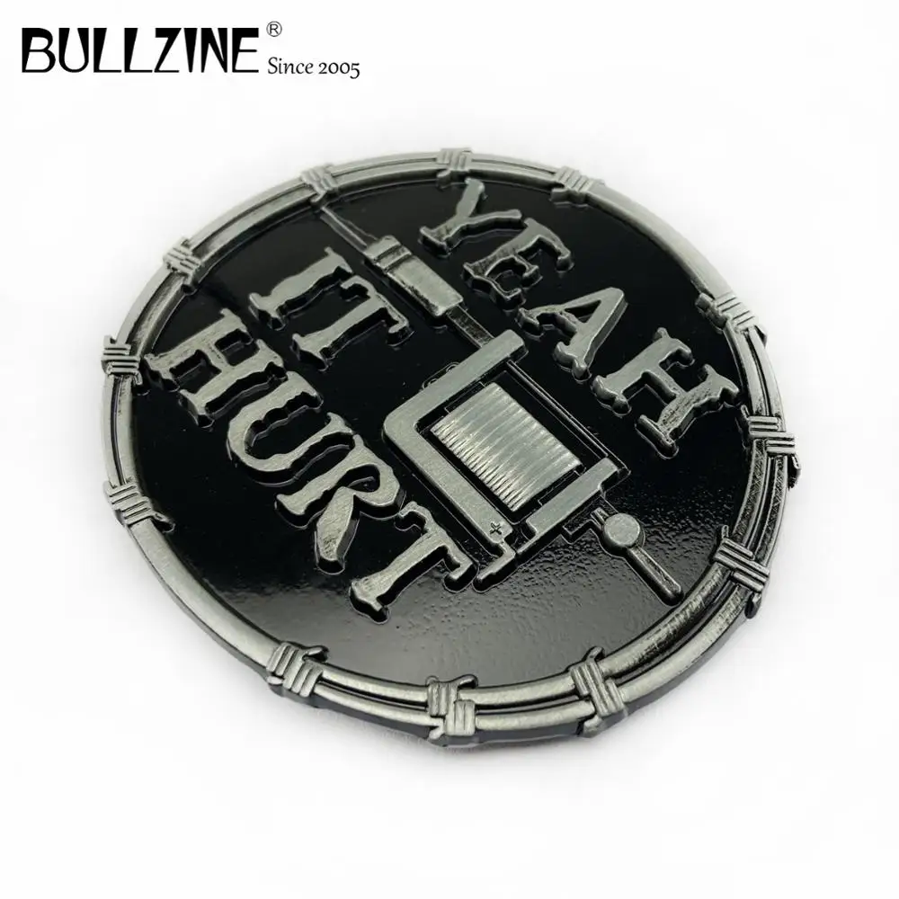 В Bullzine модные да это помешает пряжки ремня с оловянной отделкой FP-03092 подходит для