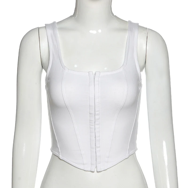 

Farstar Europe and the United States 2021 ins spring and summer women's new network Red Fashion Street photo slim vest