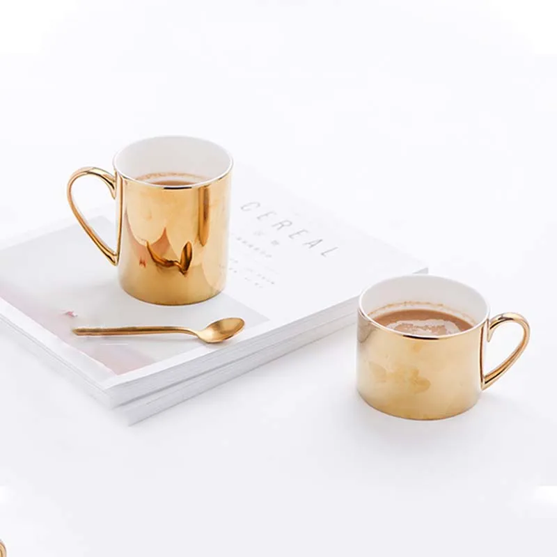 Новая позолоченная кружка в скандинавском стиле из костяного фарфора ковбойская