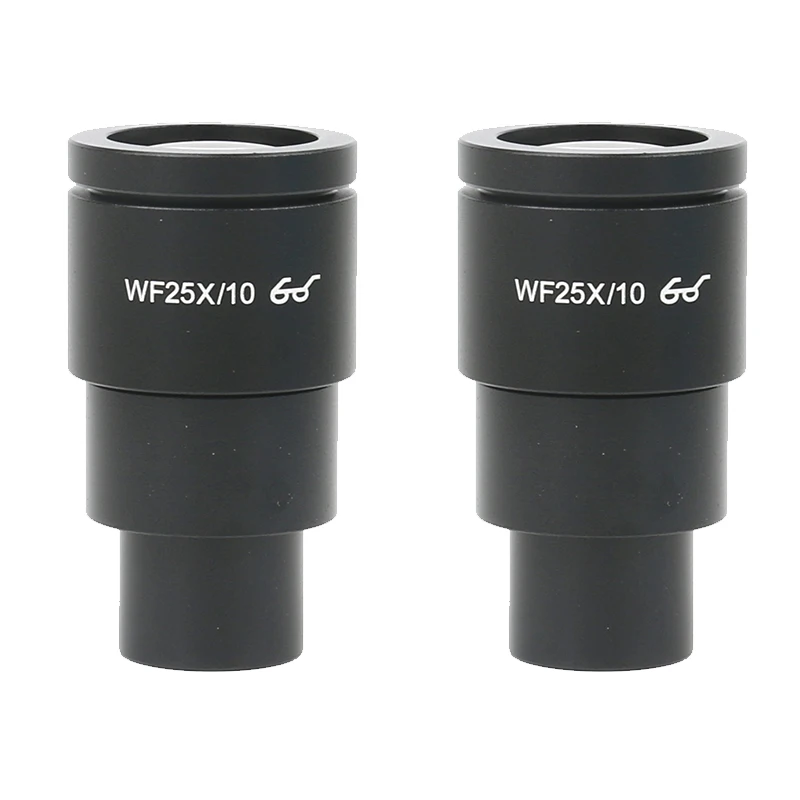 2 шт. WF10X WF15X WF20X WF25X WF30X широкополевой окуляр для бинокулярного тринокулярного