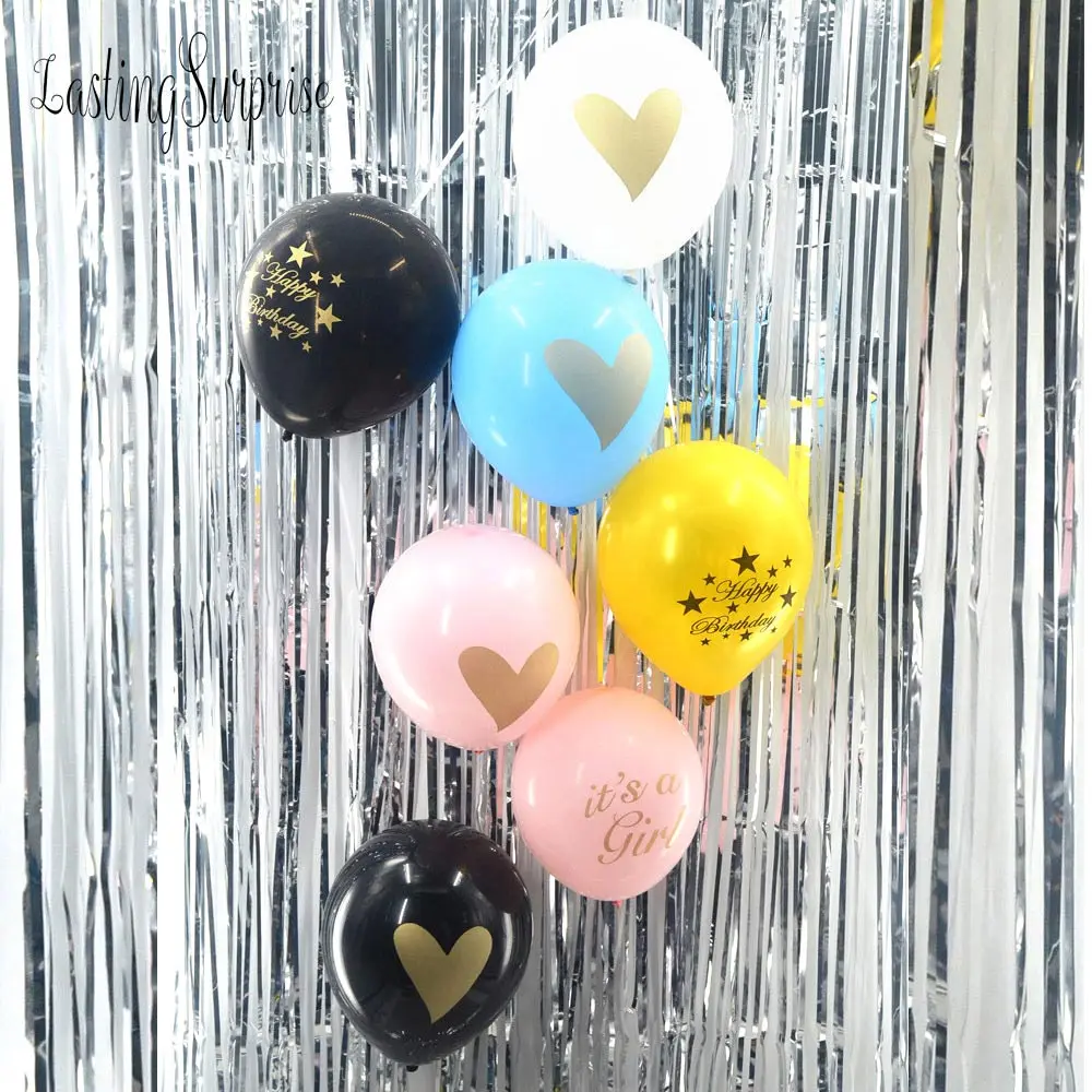 10 шт. воздушный шар для вечеринки в честь будущей матери с золотым блеском
