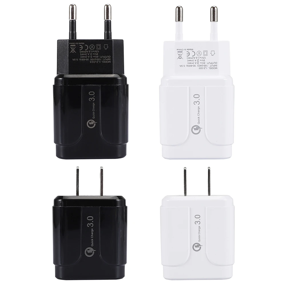 Один USB QC3.0 зарядное устройство для мобильного телефона Быстрая зарядка для путешествий умная зарядная головка для планшета Apple