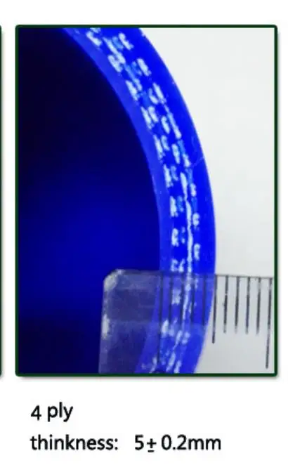 Силиконовый шланг 15 изгибов id70/76 мм длиной 150