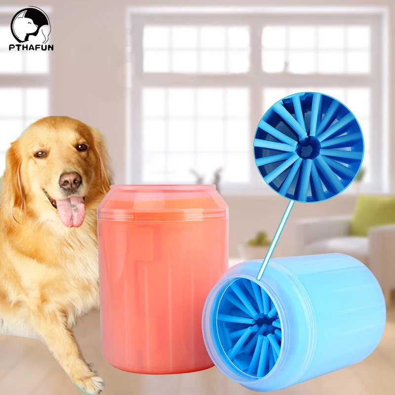 

Can-type Pet Footwasher Pet Paw Cleaning Supplies Used To Clean The Paws Of Dogs And Cat Soft Texture And Does Not Hurt Pet