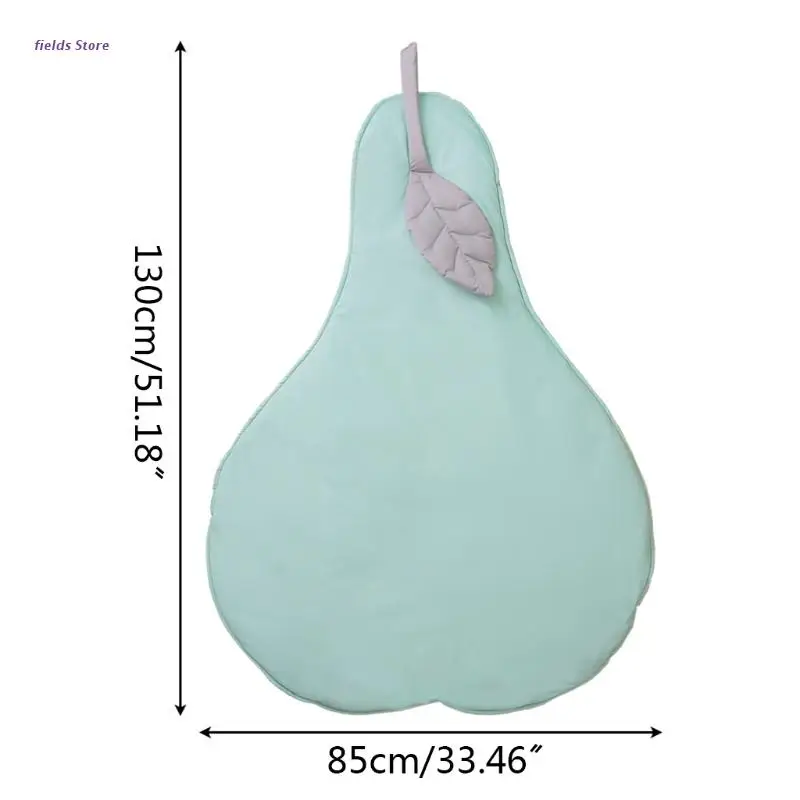 

Newborn Baby Cotton Crawling Carpet Blanket Pear Shape Crawling Play Mat Decor