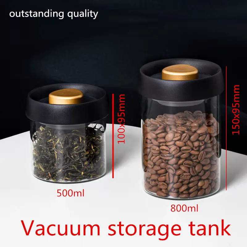 500-800-1350ml вакуумная герметичная стеклянная банка тянуть может баночка с крышкой