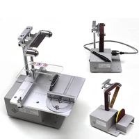 mini table saw woodworking table electric saw grinder multifunctional four in one diy polishing cutting drilling and grinding