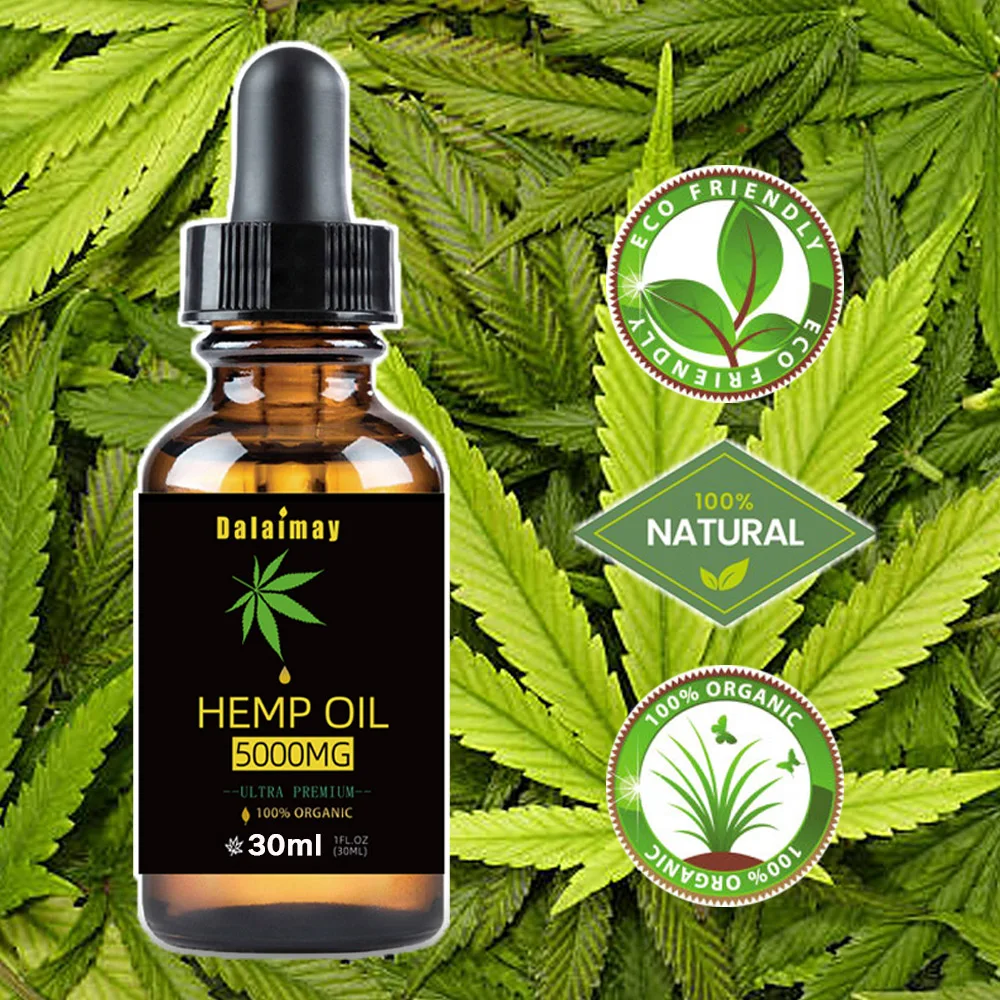 30 мл Новое поступление 5000 экстракт конопляного эфирного масла капля помогает
