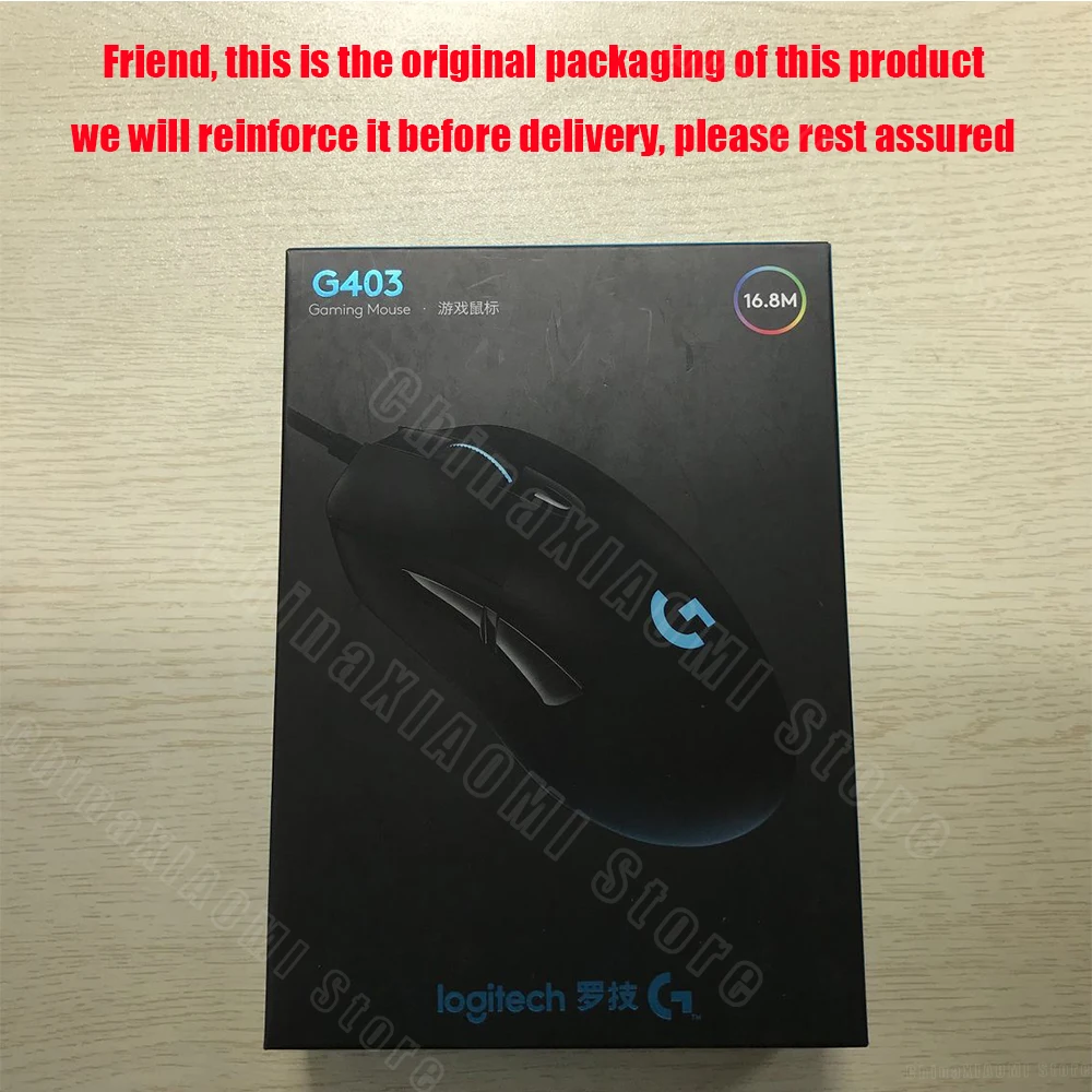 Игровая мышь logitech G403 проводная мышь RGB 12000 dpi FPS С сенсором PMW3366 для геймеров