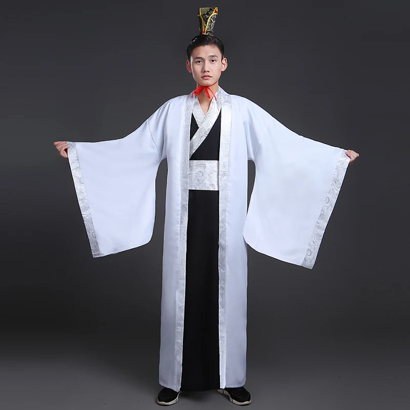 Color 3 Suit Tangsuit Dynasty Hanfu платье для мужчин традиционная китайская азиатская одежда Танцевальный Костюм праздничные наряды Национальный древний Косплей - Цвет: Color 3 Suit