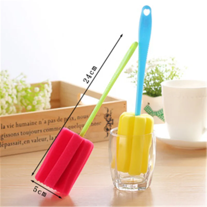 

1/3/5/10PCS Cup Brush Kitchen Cleaning Tool Sponge Brush For Wineglass Bottle Coffe Tea Glass Cup Mug Handle Brush Wholesale