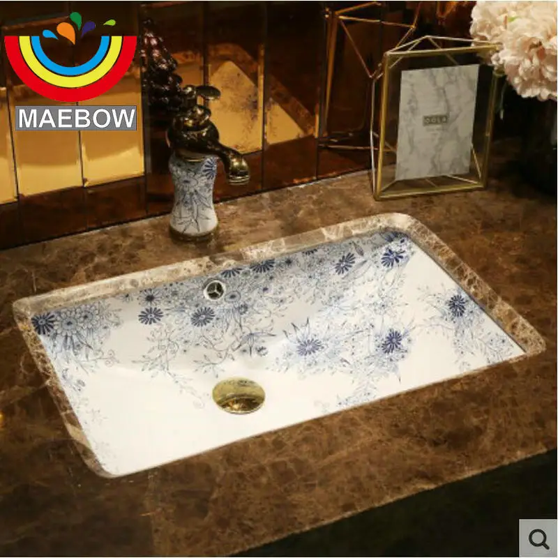 Прямоугольная раковина для сада овальная керамическая ванной комнаты |