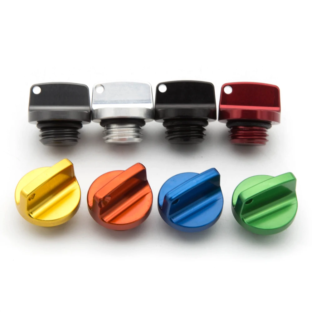 M20x2.5 Pitch Motorcycle Pitch Oil Dip Stick Engine Oil Cover  Filler Screw Cap For Yamaha Honda Ducati Triumph Kawasaki