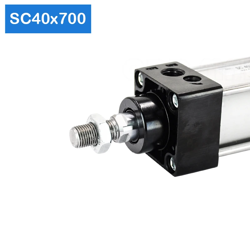SC40X700 40mm Bore 700mm Air Pressure Plunger Stroke Actuator Price Double Acting Piston And Pneumatic Cylinder Standard | Строительство