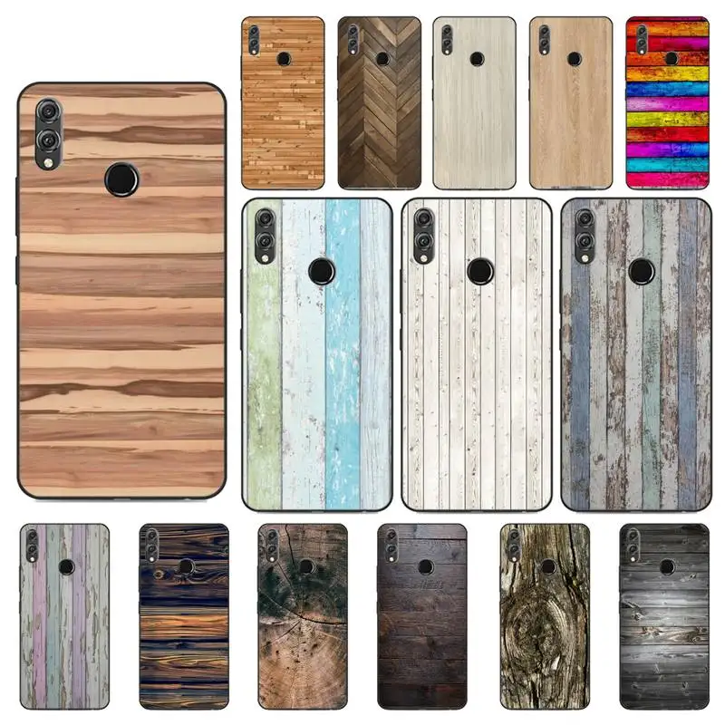 

YNDFCNB texture wood Pattern Phone Case For Huawei Honor 8 8S 8X 8A 9 9X 10 20 Lite 7C 7A 10i 20i