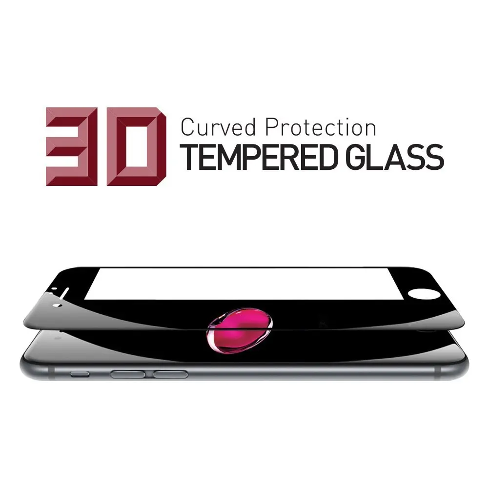 3D изогнутое полное покрытие Премиум Закаленное стекло для Apple iPhone 6 6s 7 8 Plus X XS Max