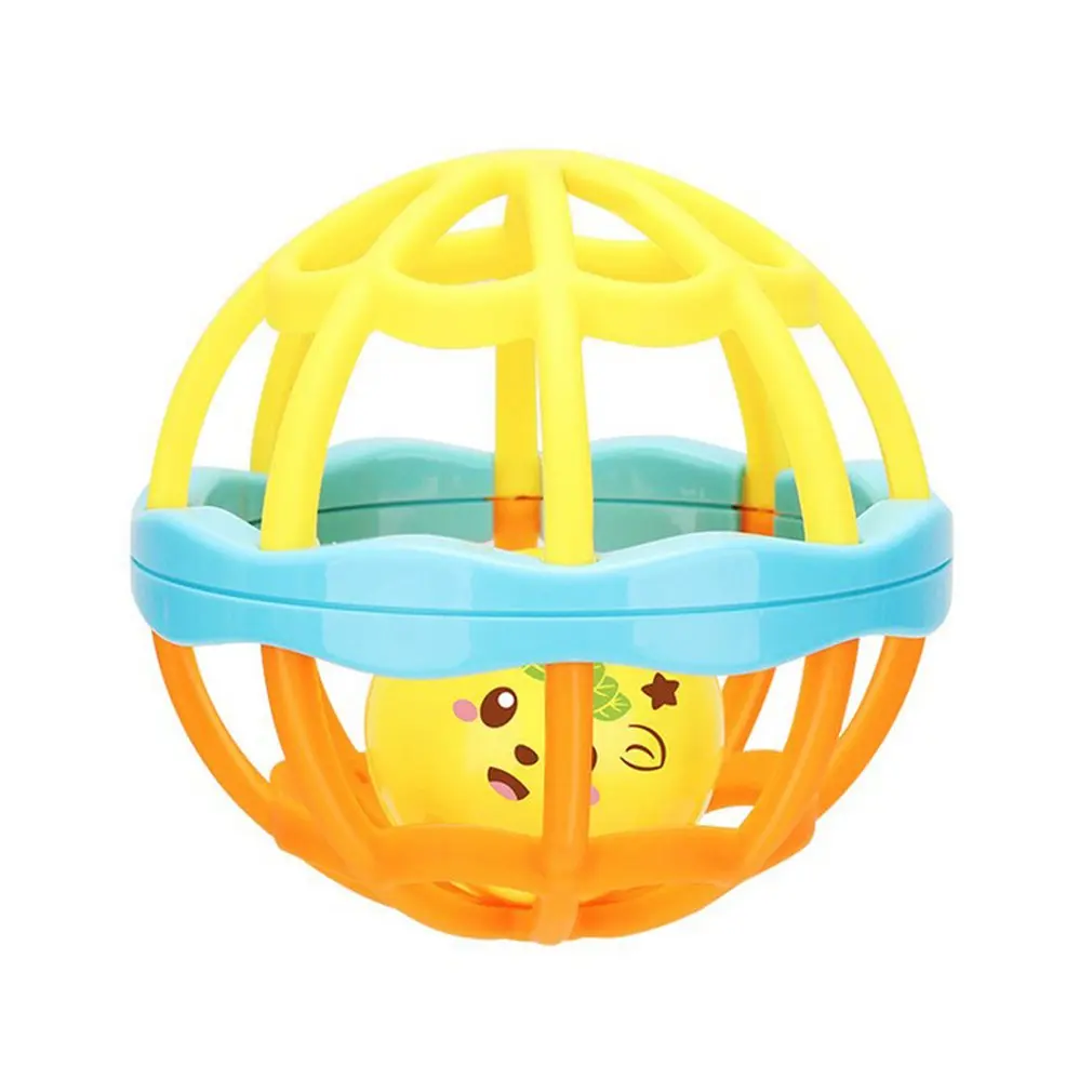 

Newborn Toy Baby Toys Puzzle Hand Ball Hole Ball Rattle Soft Ball Enhancing vocabulary and language skills