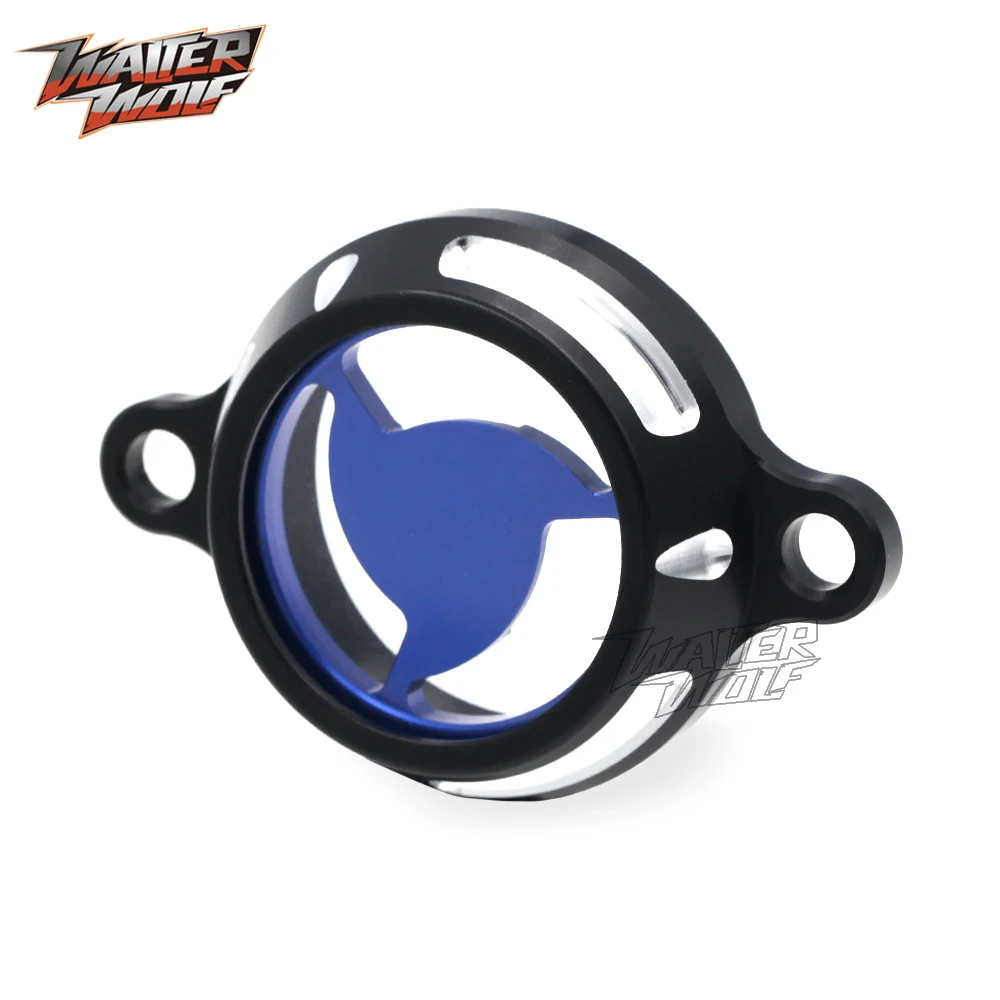 

2020 Clearness Oil Filter Cap For YAMAHA YZ WR YZ250 WR450 250 450 R F Motorcycle Accessories CNC Engine Billet Clear Cover Plug