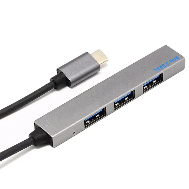 Type C USB концентратор с 4 портами сплав 3 1 к 2 0 типа OTG быстрая передача со