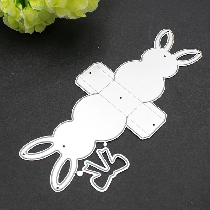 Пасхальный кролик ремесло металлические режущие штампы высечки формы конфеты