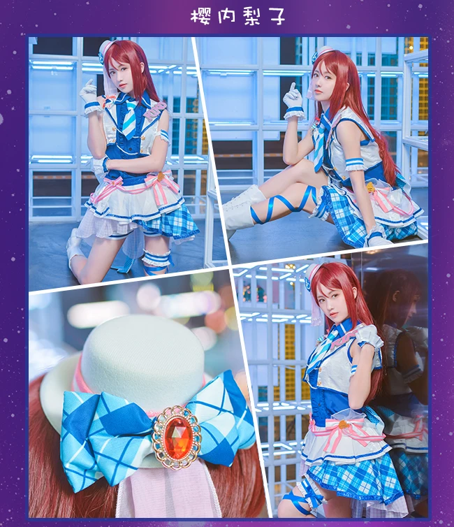 Love Live! Sunshine! Aqours Chika Ruby Kanan Dia вы аркадная игра 3rd всех членов униформы косплей костюм