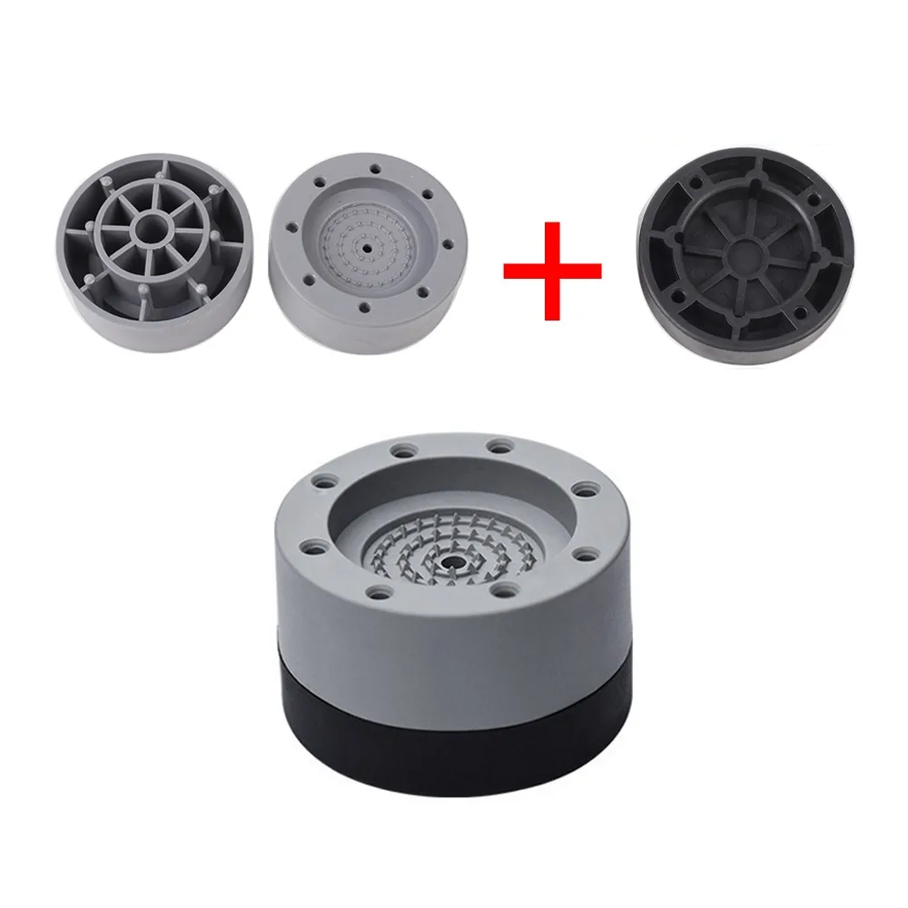 

4Pcs Anti Vibration Washing Machine Feet Pads Rubber Mat Dryer Universal Fixed Non-Slip Pad Anti Vibration Feet Pads