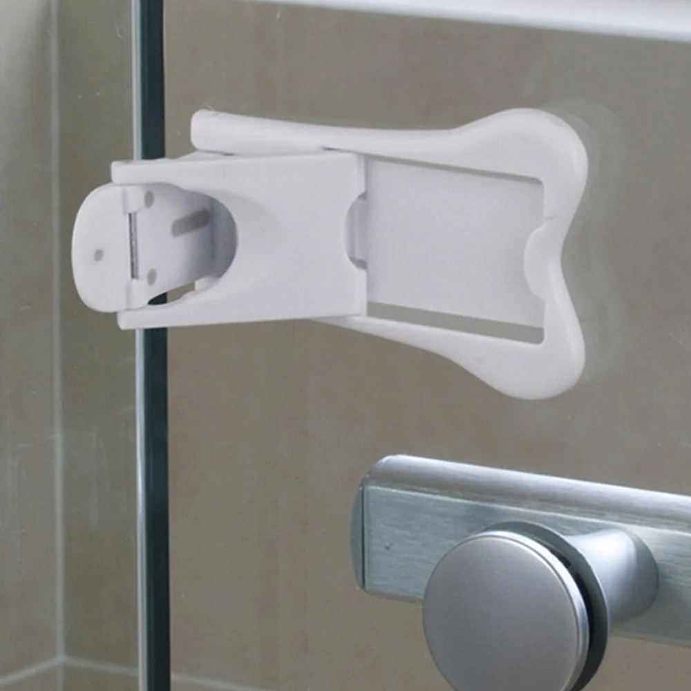 

1 Set 12pcs Sliding Door Locks Multifunctional Door Sliding Safety Locks (White)