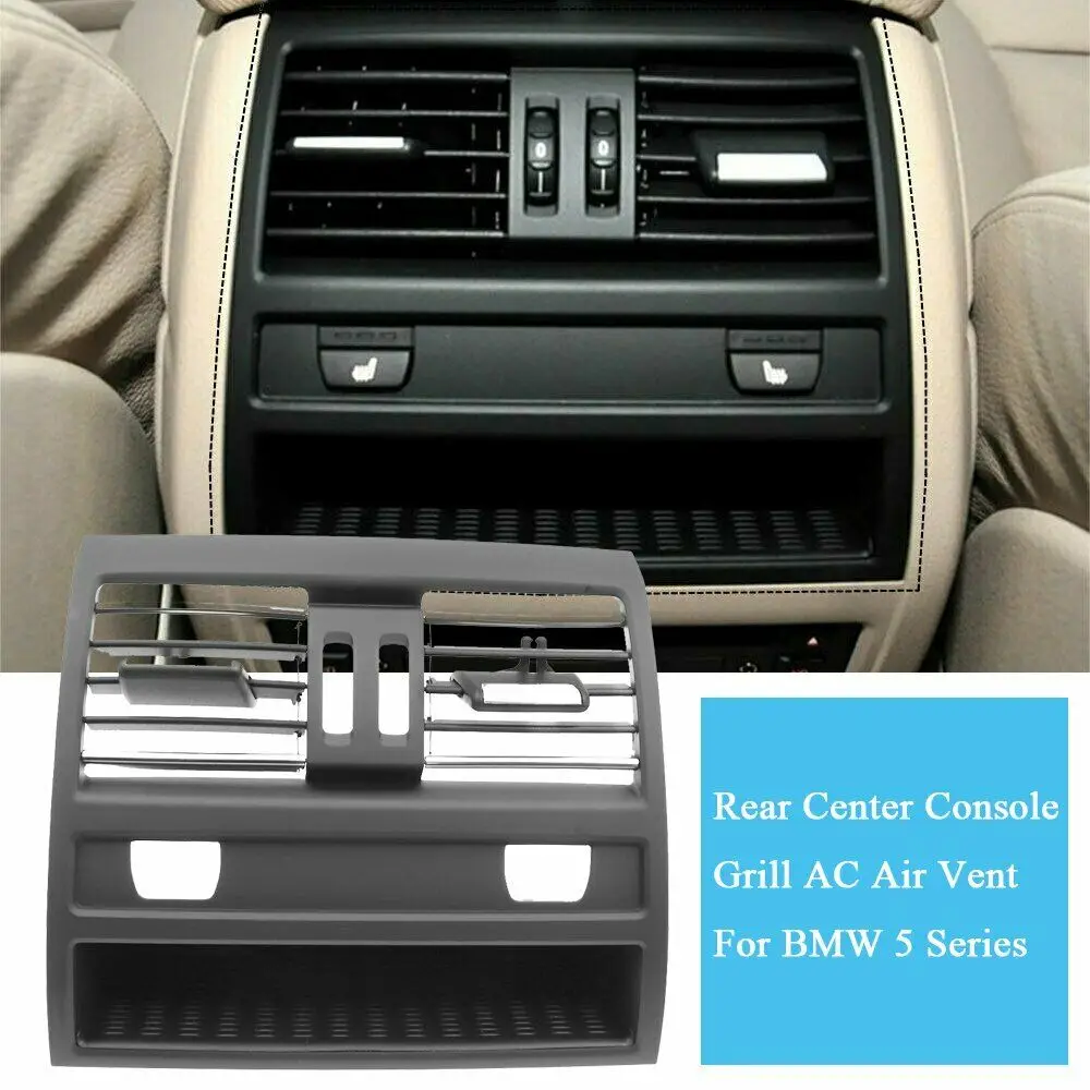 

Rear Center Console Grill AC Air Vent Outlet 64229158312 For BMW 5 Series 520 523 525 528