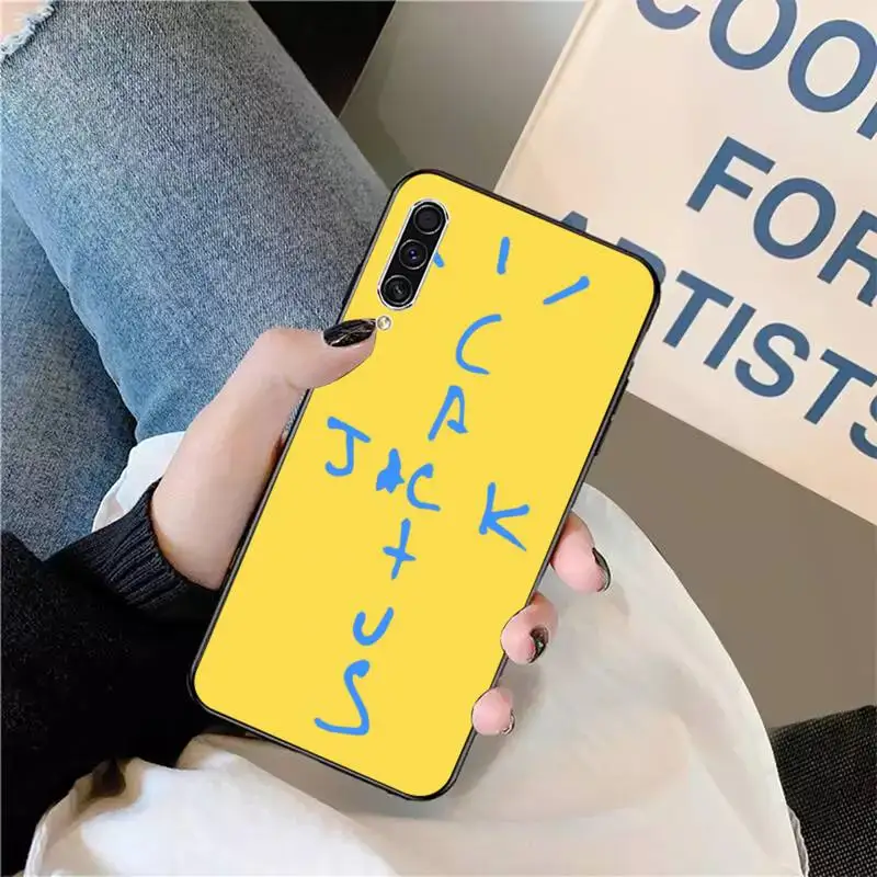 

cactus jack letter words art Phone Case For Samsung galaxy S 9 10 20 A 10 21 30 31 40 50 51 71 s note 20 j 4 2018 plus