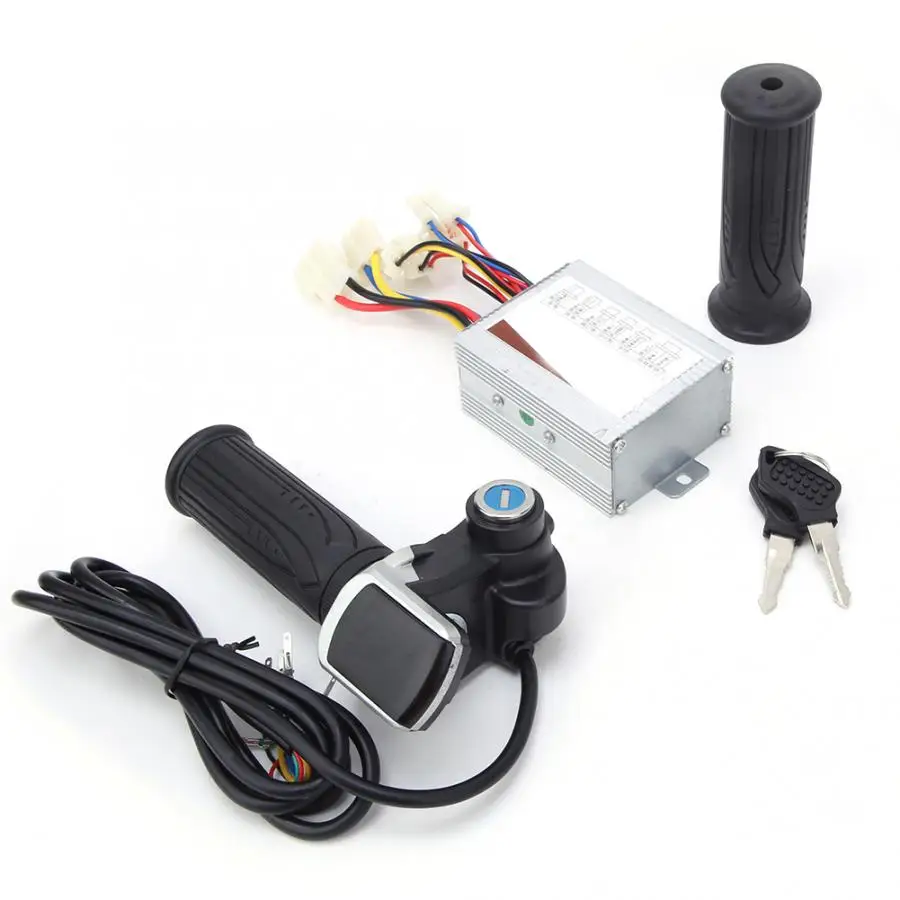 36V 500W электронной велосипед Скутер коллекторный мотор контроллер комплект ЖК