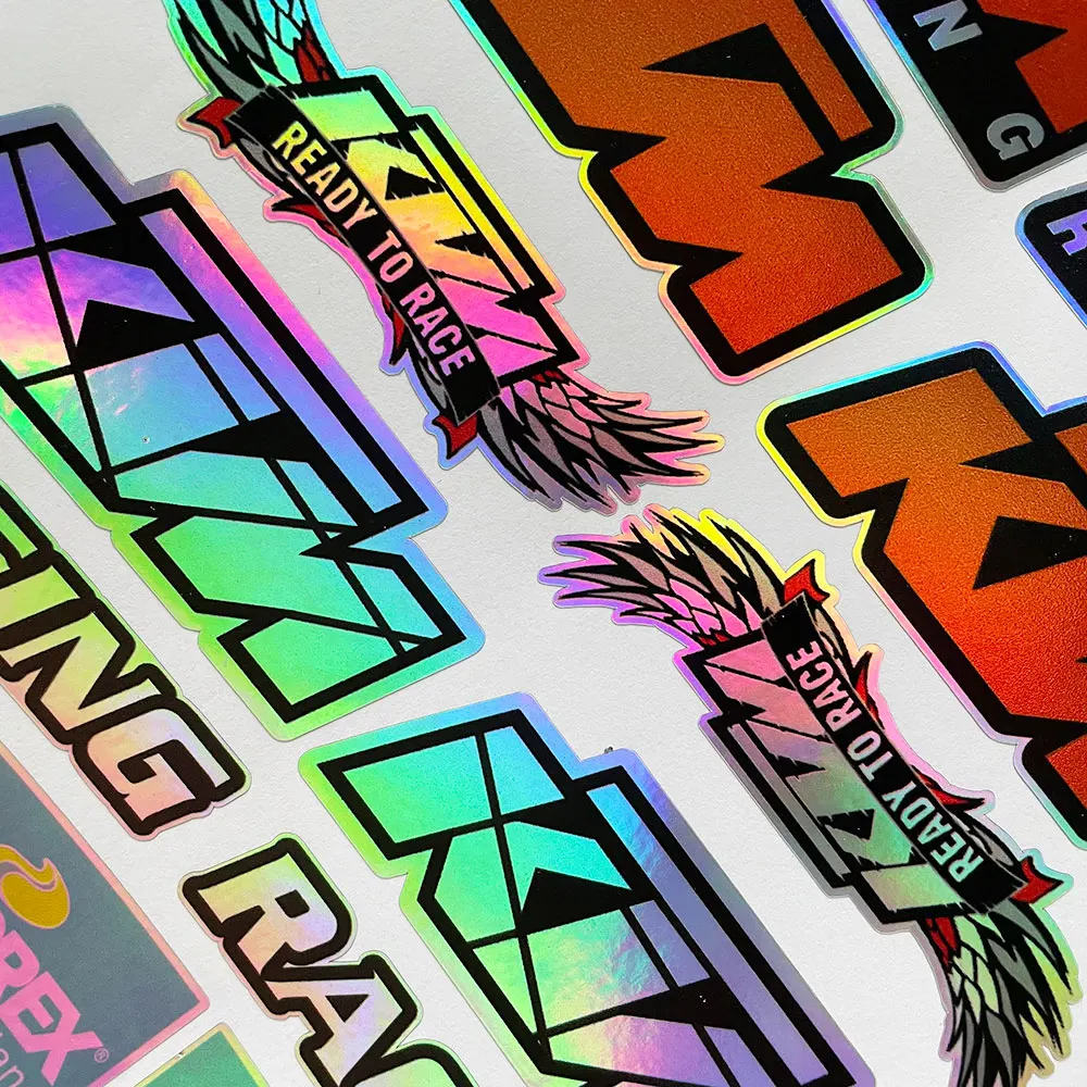 Лазерные цветные наклейки для мотоциклов на бак Bully Dog Для KTM 125 150 200 250 300 350 400 450 SX SXF