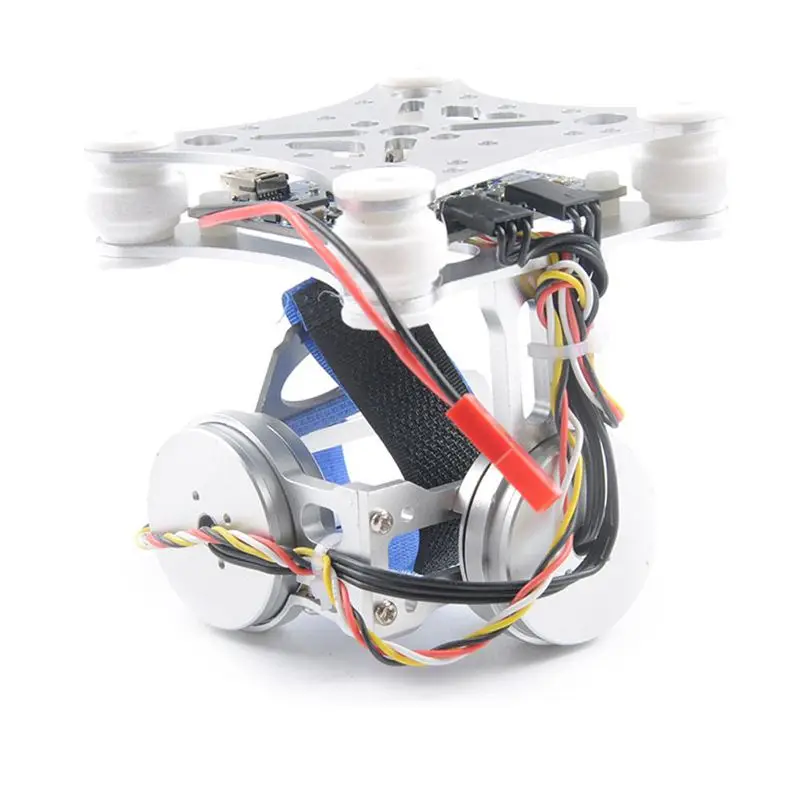 AAAE Top 2 Axis 2D бесщеточная Карданная камера для Gopro SJCAM XIAOMI YI Action camera Eken F450 F550 S500 FPV Drone