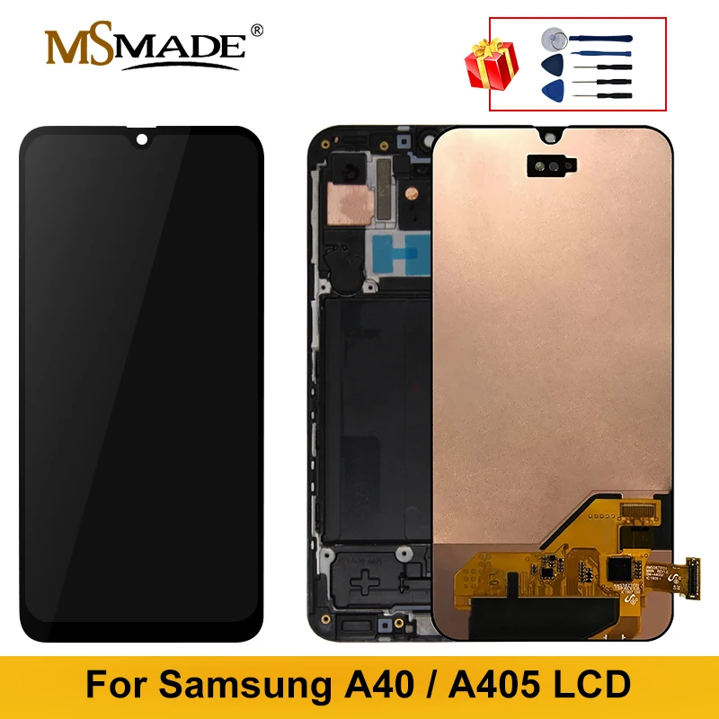 Оригинальный Для Samsung Galaxy A40 2019 SM A405F ЖК дисплей с сенсорным экраном дигитайзер