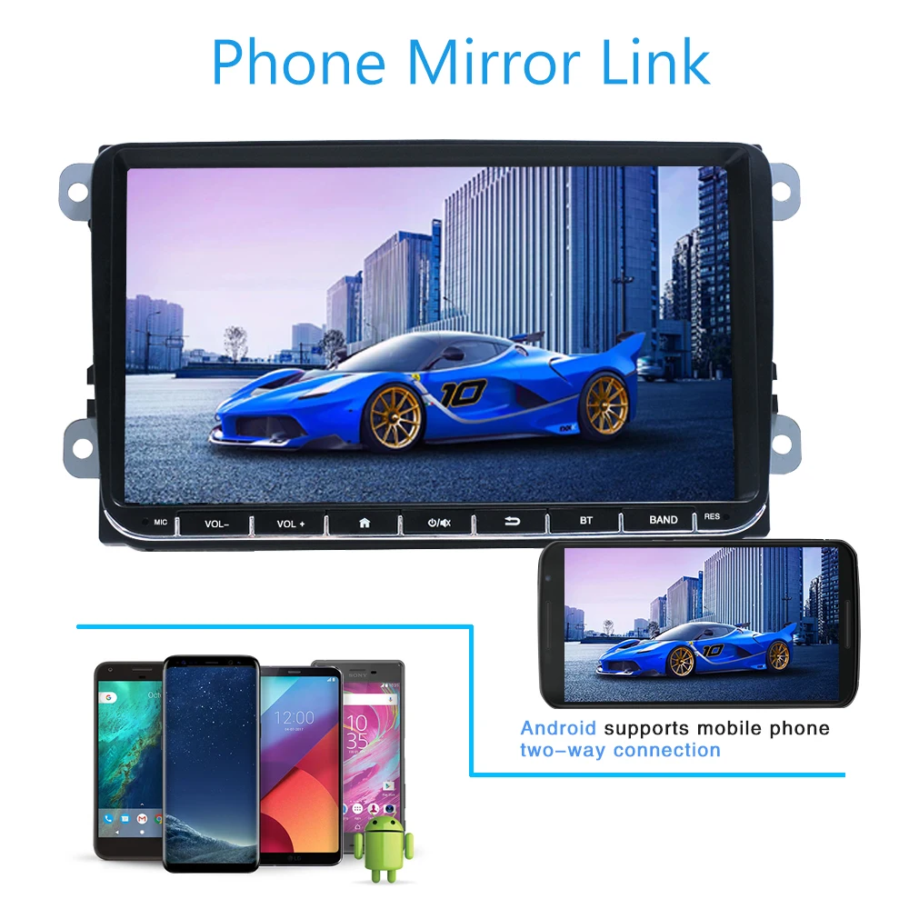 Фото Автомагнитола ESSGOO, 9 дюймов, 2 din, Android 10,1, 2 + 32 ГБ №5