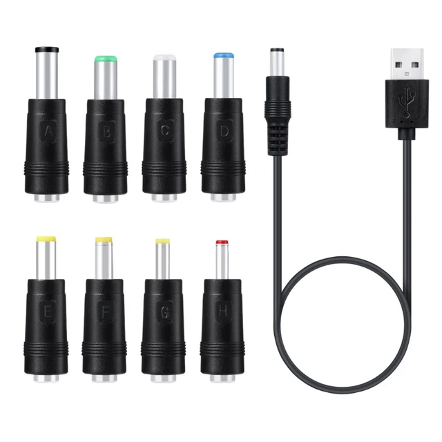 Power Bank Router Cable, Boost Voltage Cable, Adjustable 5521m