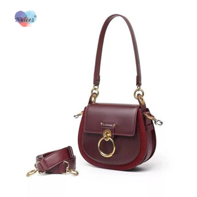 Круглая сумка из воловьей кожи для женщин маленькая сумочка через плечо с