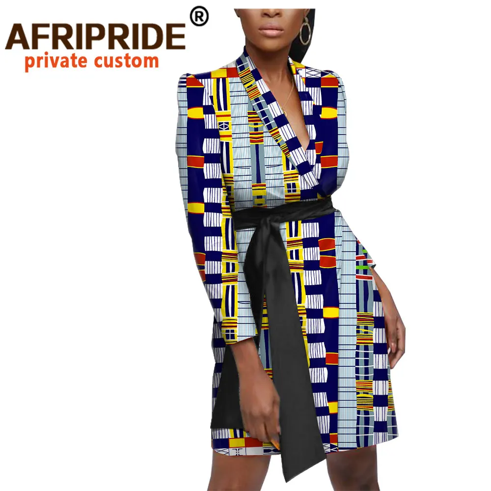 Африканская одежда повседневное женское платье AFRIPRIDE с длинными рукавами