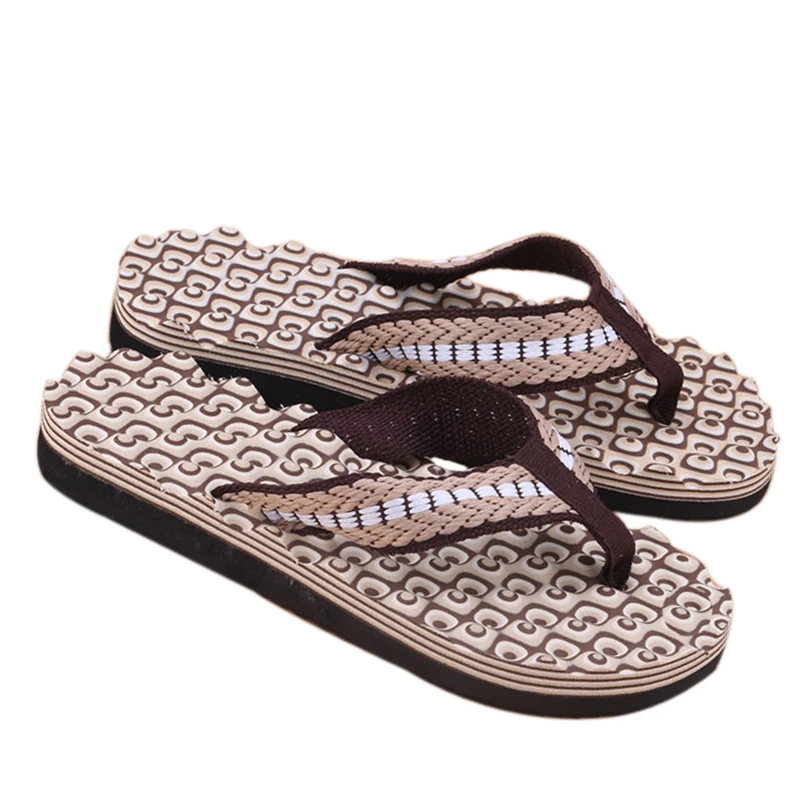 Шлепанцы мужские из ЭВА летние тапочки для дома ванной плоская подошва